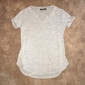 A.n.a heavy weight rolled sleeve shirt